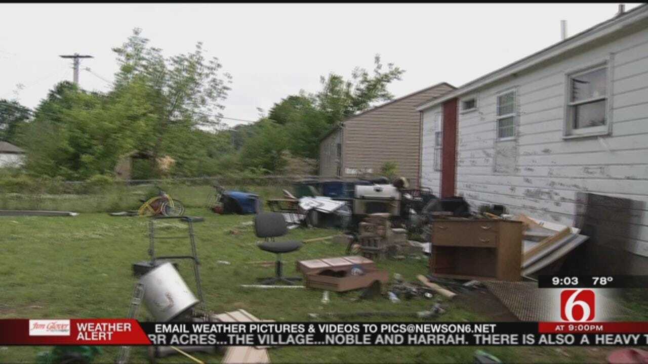 North Tulsa Residents Prepare For Severe Weather While Continuing Repairs On Existing Storm Damage