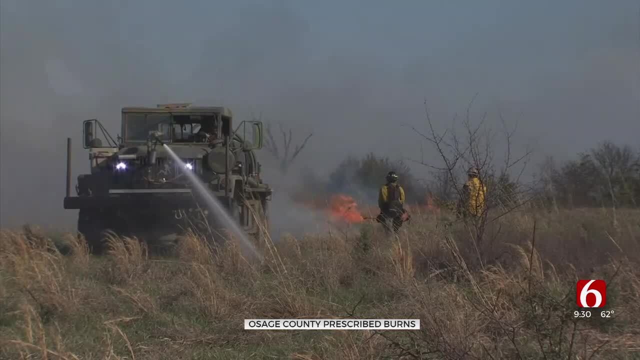 Volunteer Fire Departments Spend The Day Fighting Wildfires From Controlled Burns