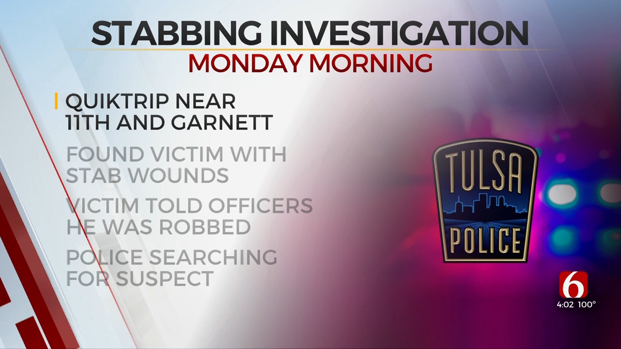 Police Investigating Stabbing At Tulsa QuikTrip, Suspect At Large