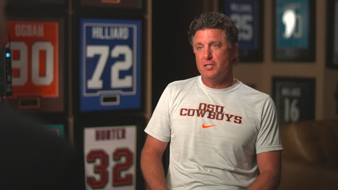 WATCH: OSU's Mike Gundy On Last Year's Big 12 Title Game, Fiesta Bowl And 2022