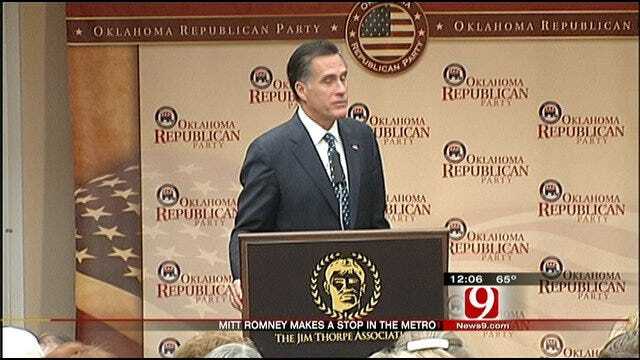 Republican Presidential Candidate Makes Oklahoma City Appearance