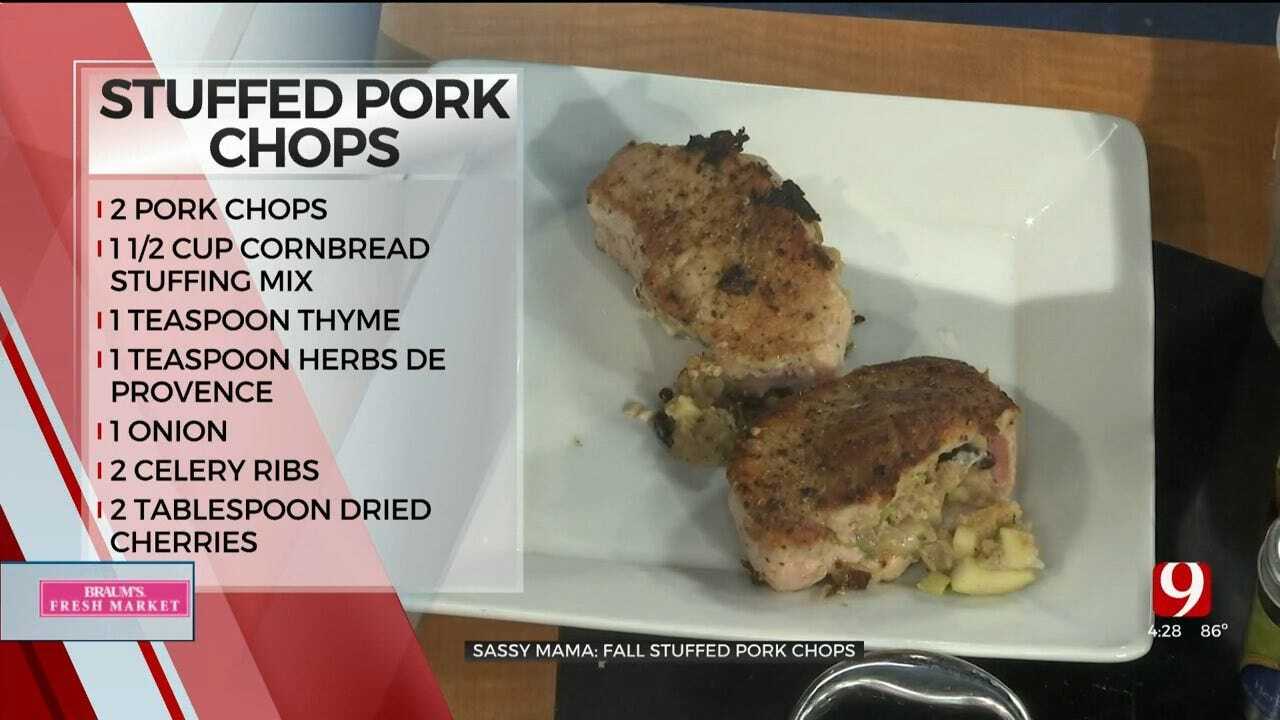Fall Stuffed Pork Chops