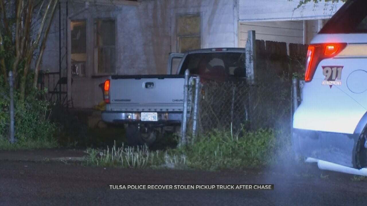 Tulsa Police Recover Stolen Pickup Truck After Chase 