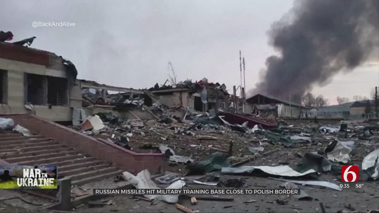 Russian Airstrike Escalates Offensive In Western Ukraine