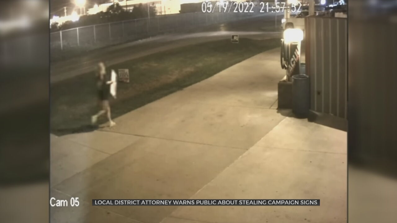 2 Caught On Camera Stealing Campaign Signs In Osage County