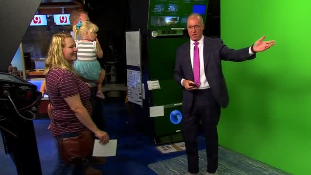 News 9 Chief Meteorologist David Payne Meets One Of His Biggest Fans