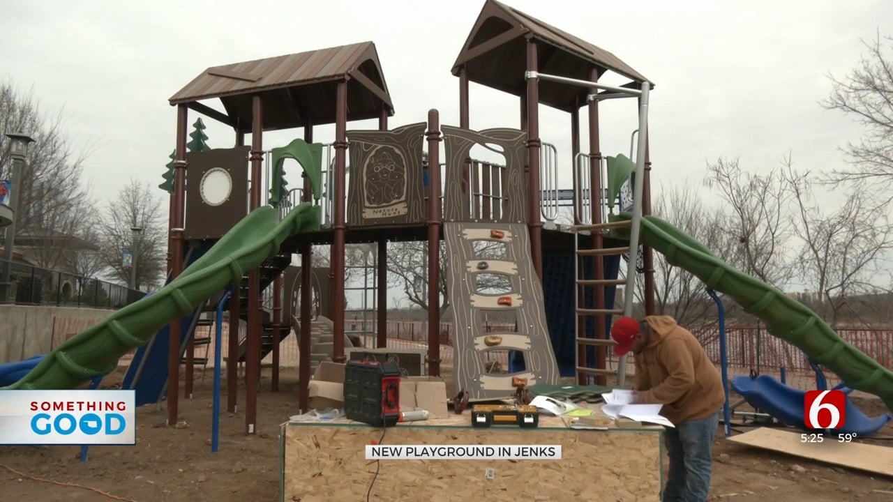 New Playground To Soon Open On Jenks Riverwalk
