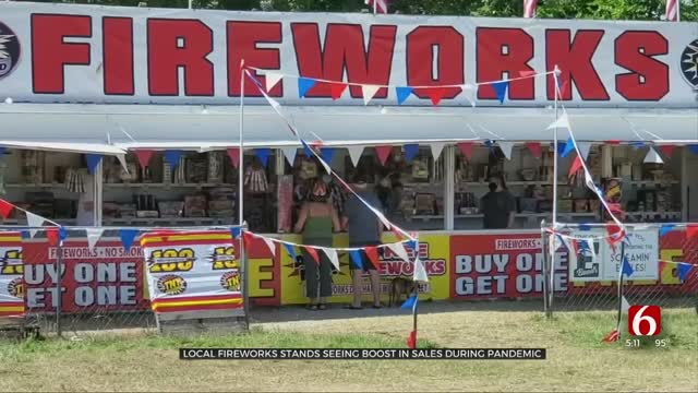Local Fireworks Stands Seeing Boost In Sales During Pandemic