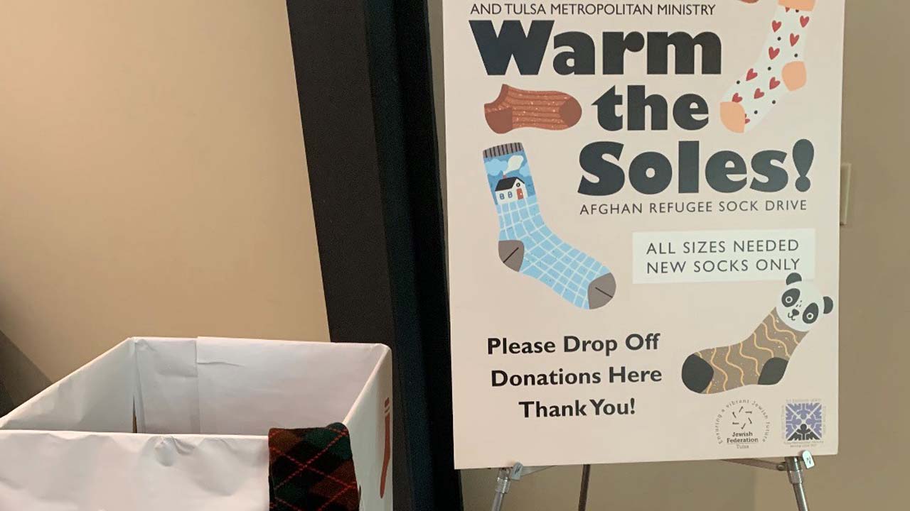 Local Faith Groups Hold 'Warm The Soles' Drive to Collect Socks For Afghan Refugees 