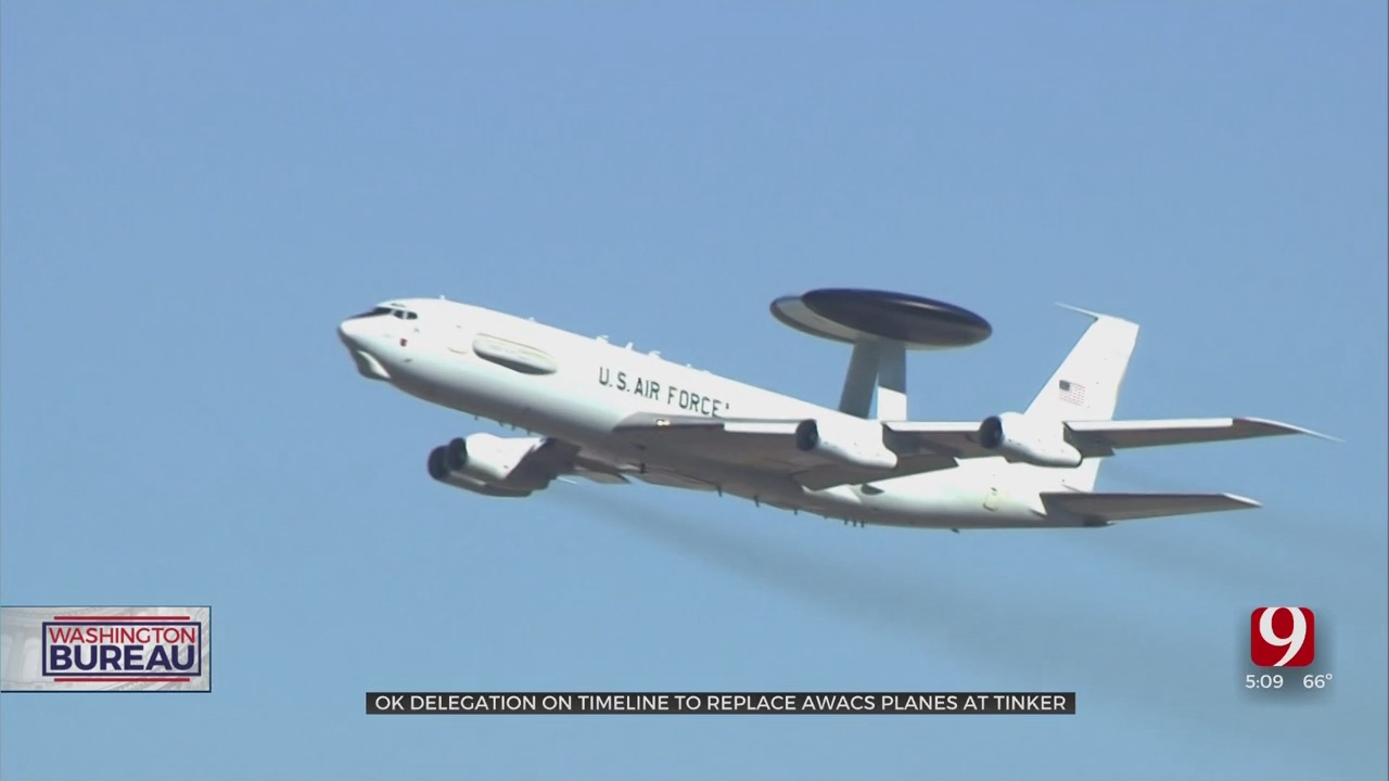 Oklahoma Delegation Voices Concerns Regarding AWACS Plane Replacements At Tinker AFB
