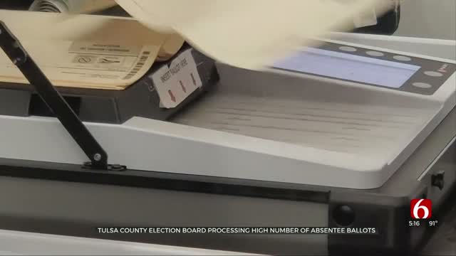 Tulsa Co. Election Board Processing Unusually High Number Of Absentee Ballots