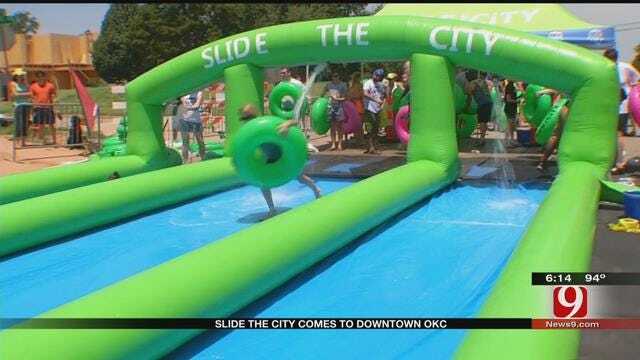 Slide The City Comes To Downtown OKC