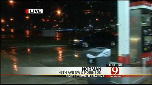 News 9’s Michael Konopasek Tracks Storm Activity In Norman