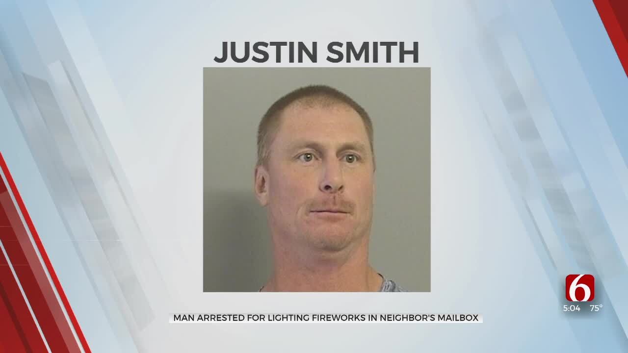 Tulsa County Deputies Arrest Man Accused Of Lighting Fireworks In Neighbor's Mailbox