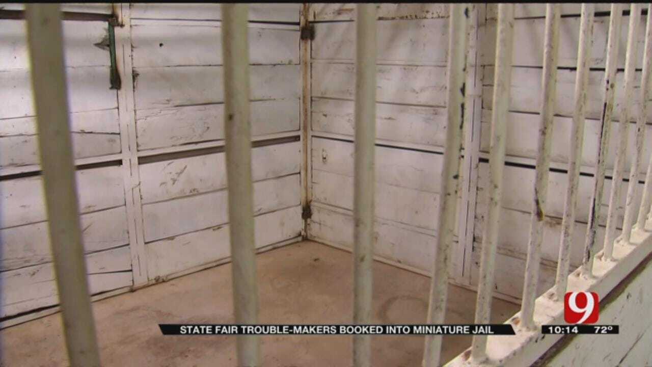 Sheriff's Office Uses Miniature Jail For State Fair Troublemakers