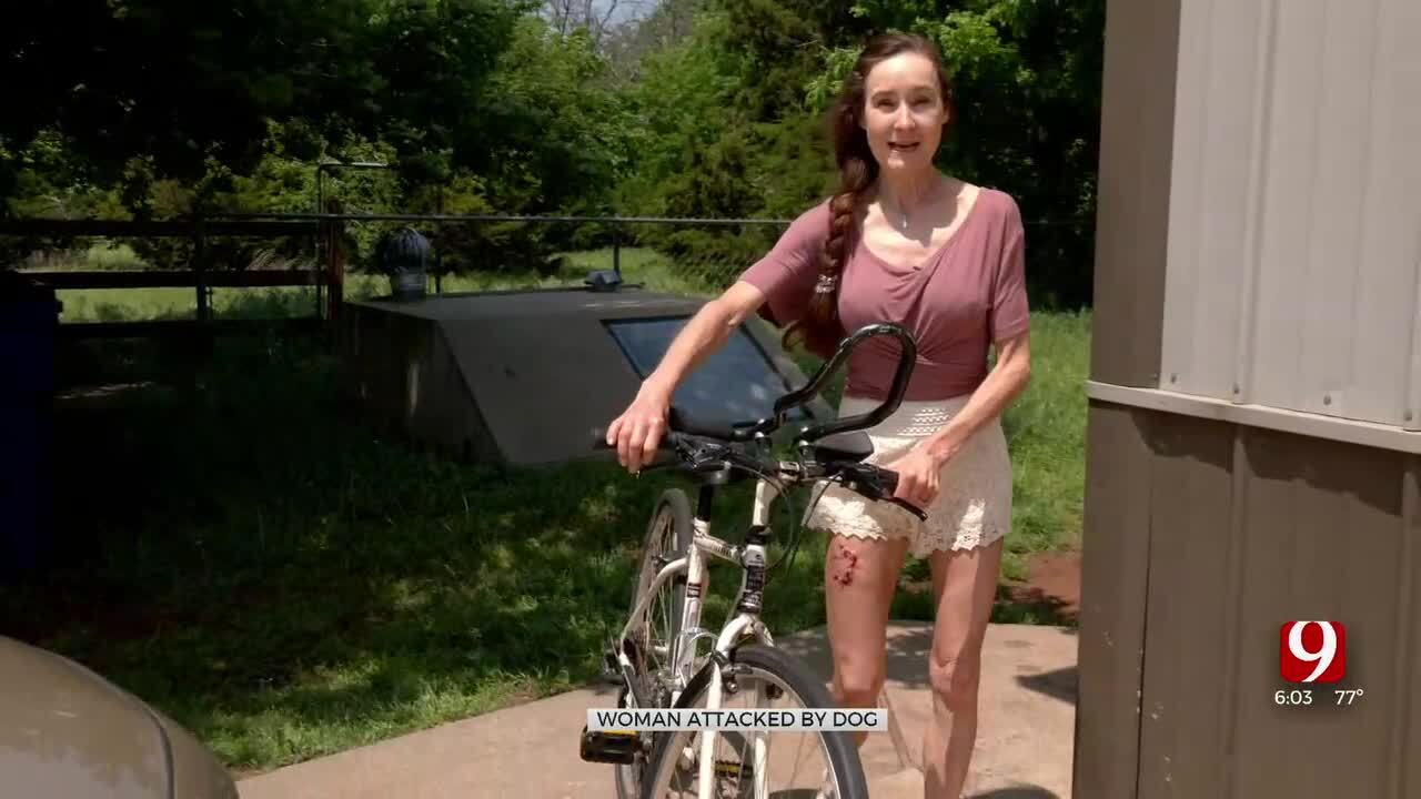 Mustang Woman Attacked While Bicycling, Warns Others