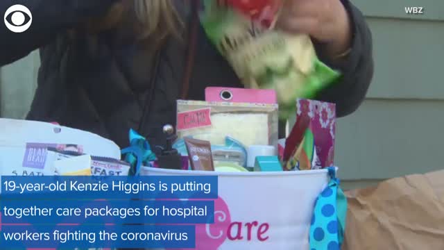 Teen Makes Care Packages For Hospital Workers 