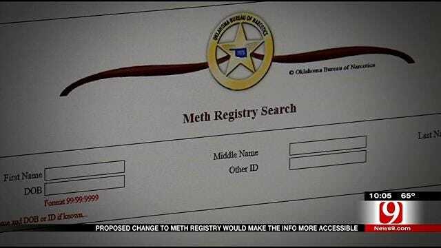 Oklahoma Bill To Make Meth Offender Registry More Accessible