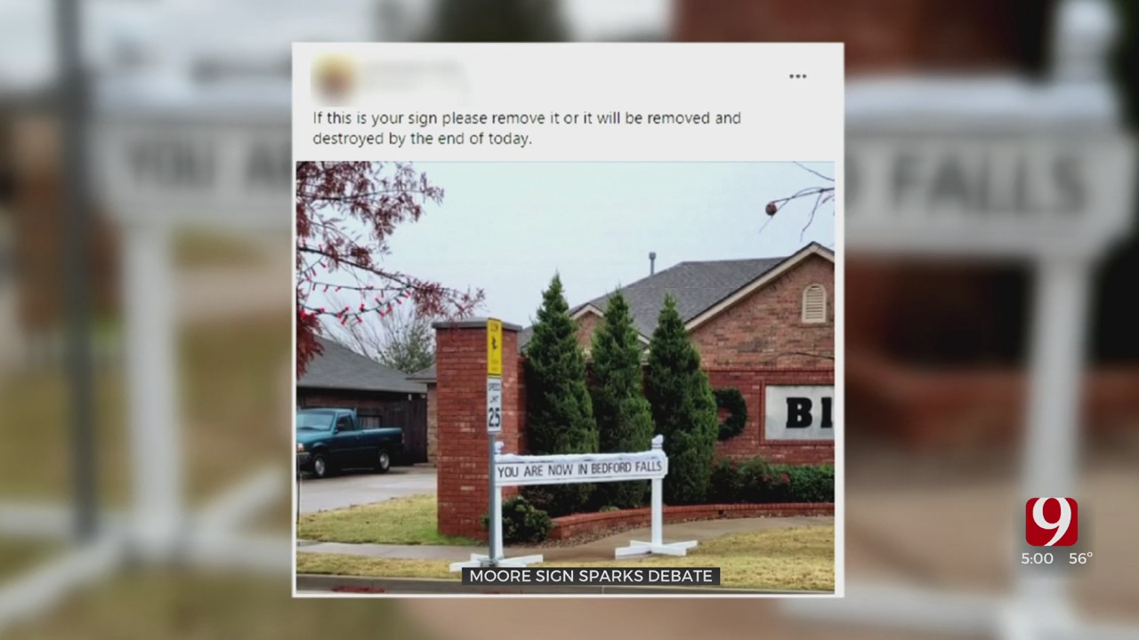 Moore Resident Says He Was Threatened By Neighborhood HOA Over His Christmas Decoration