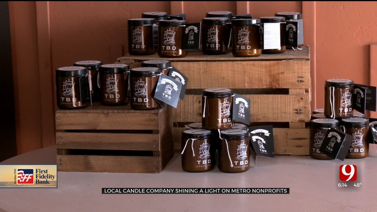 Local Candle Company Gives Back To OKC Nonprofits 