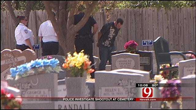 Moore Police Investigate Cemetery Fight