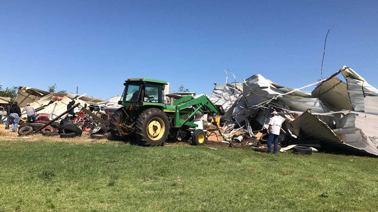 Elk City Woman Loses Mobile Home In Tuesday's Tornado