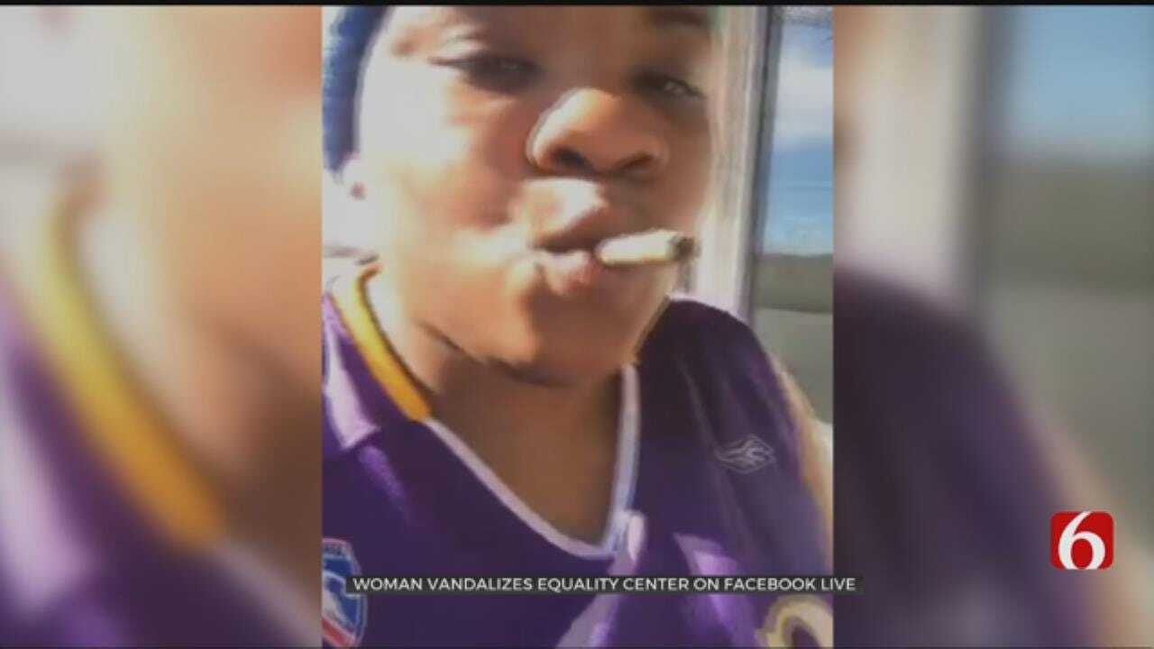 Tulsa Woman Live Streams Herself Vandalizing Equality Center, Police Say