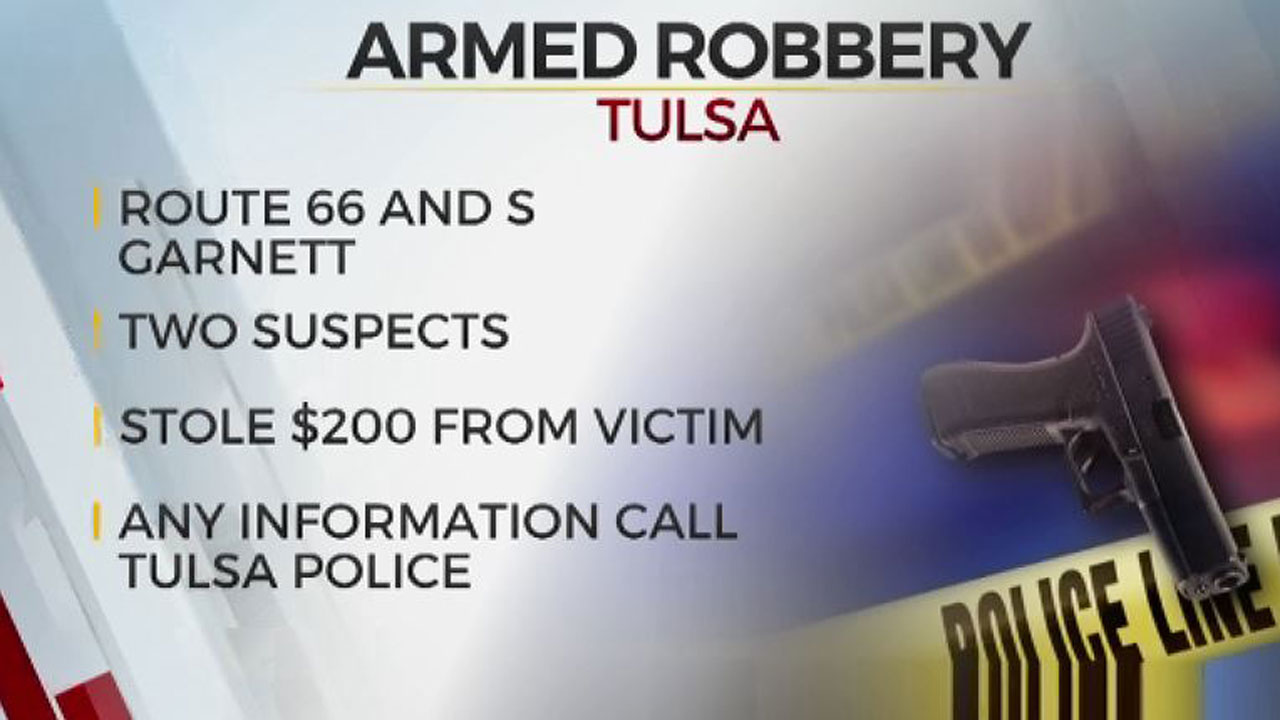 TPD Searching For Armed Robbery Suspects 
