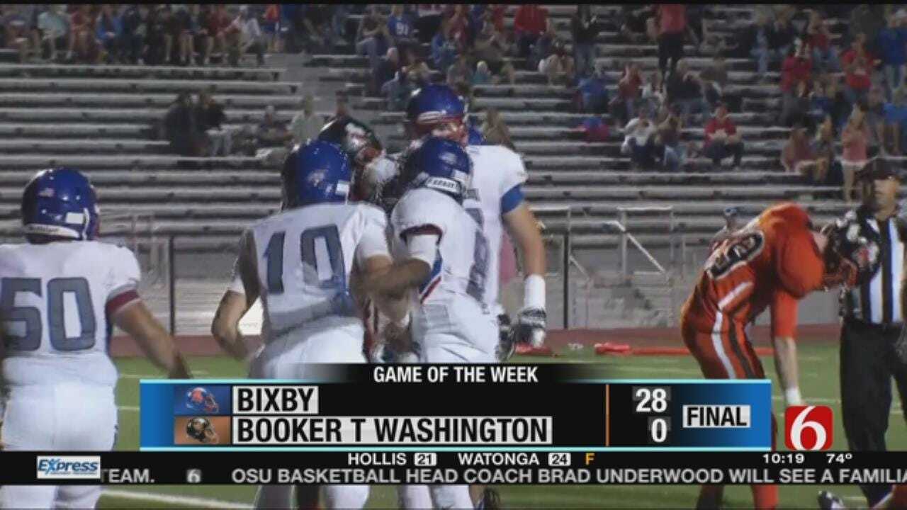 Week 9 Game Of The Week: Bixby Shuts Out BTW, 28-0