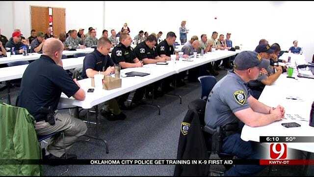OKC Police Get Training In K9 First Aid
