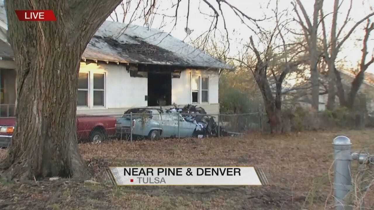 Tulsa Home Catches Fire, Firefighters Say Cause Not Yet Known