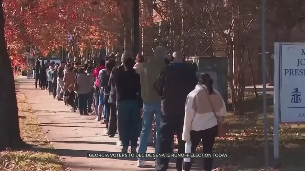 Voters Head To Polls In High-Stakes Georgia US Senate Runoff