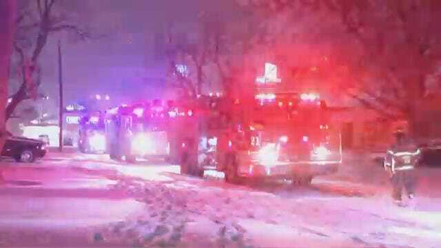 WEB EXTRA: Video From Scene Of Tulsa House Fire On 31st Place