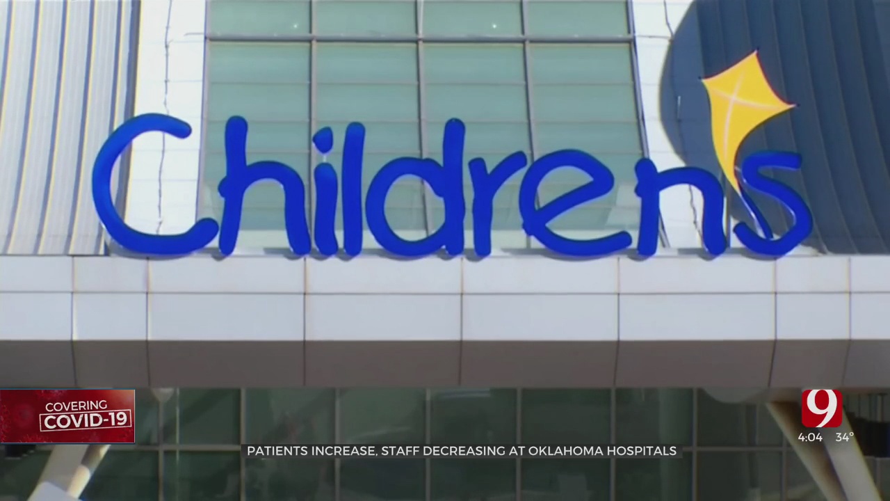 Oklahoma Children's Hospital Reports Record COVID-19 Hospitalizations