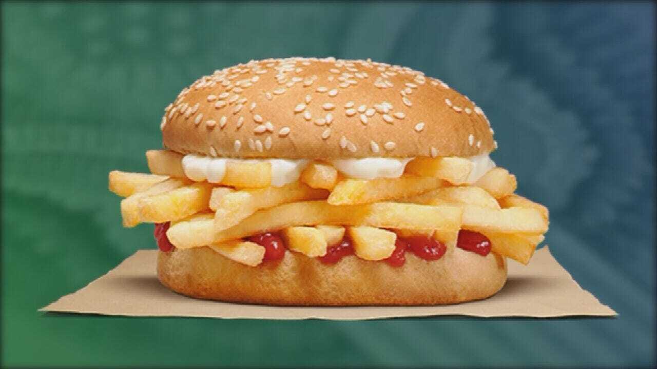 Overseas Burger King Stores Introduce French Fry Sandwich