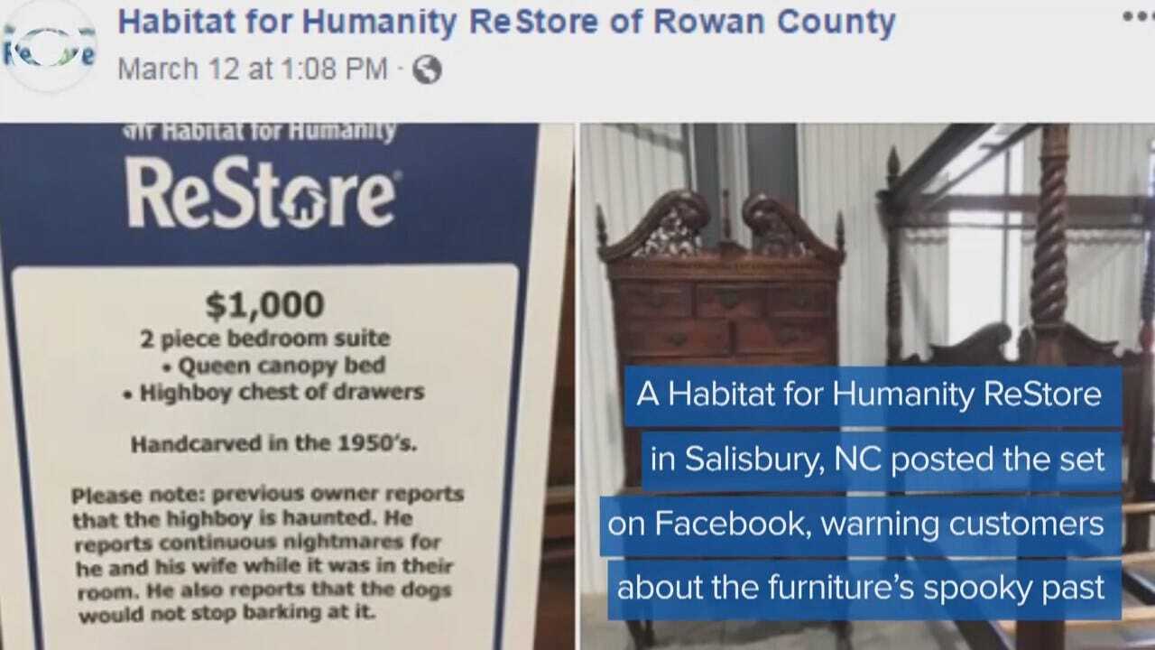 WATCH: 'Haunted' Furniture Finds New Home