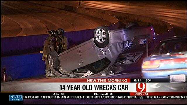 Teen Crashes Mom's Car On Northwest Expressway