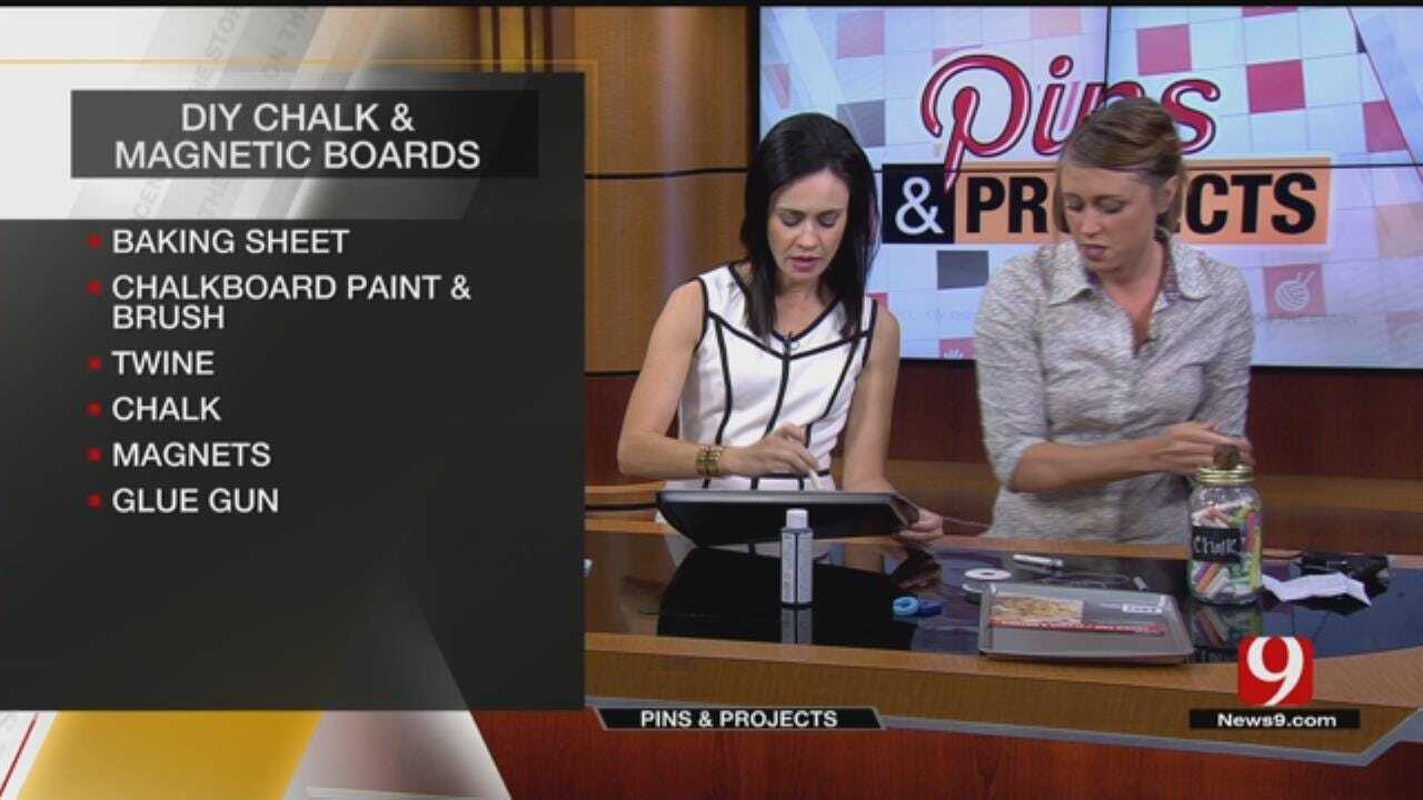 Pins & Projects: DIY Chalk, Magnetic Boards