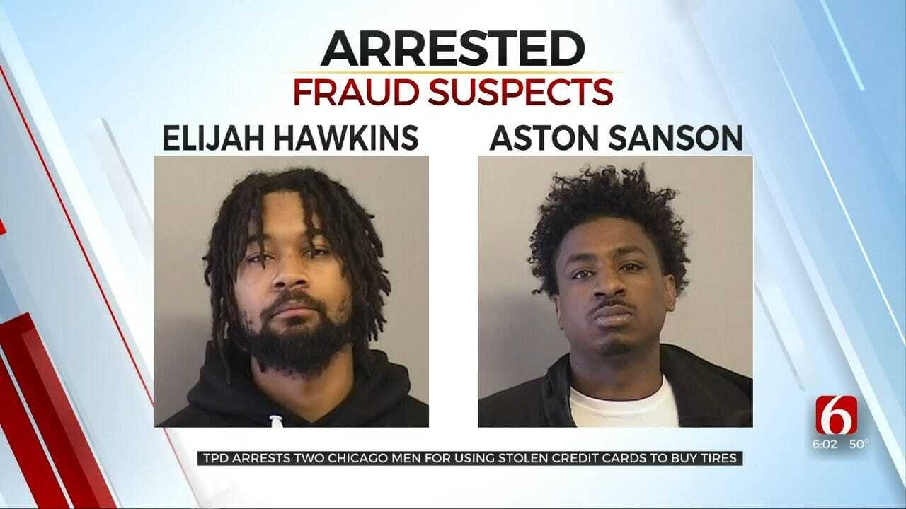 Chicago Men Arrested In Tulsa Plot To Buy Tires With Stolen Credit Card