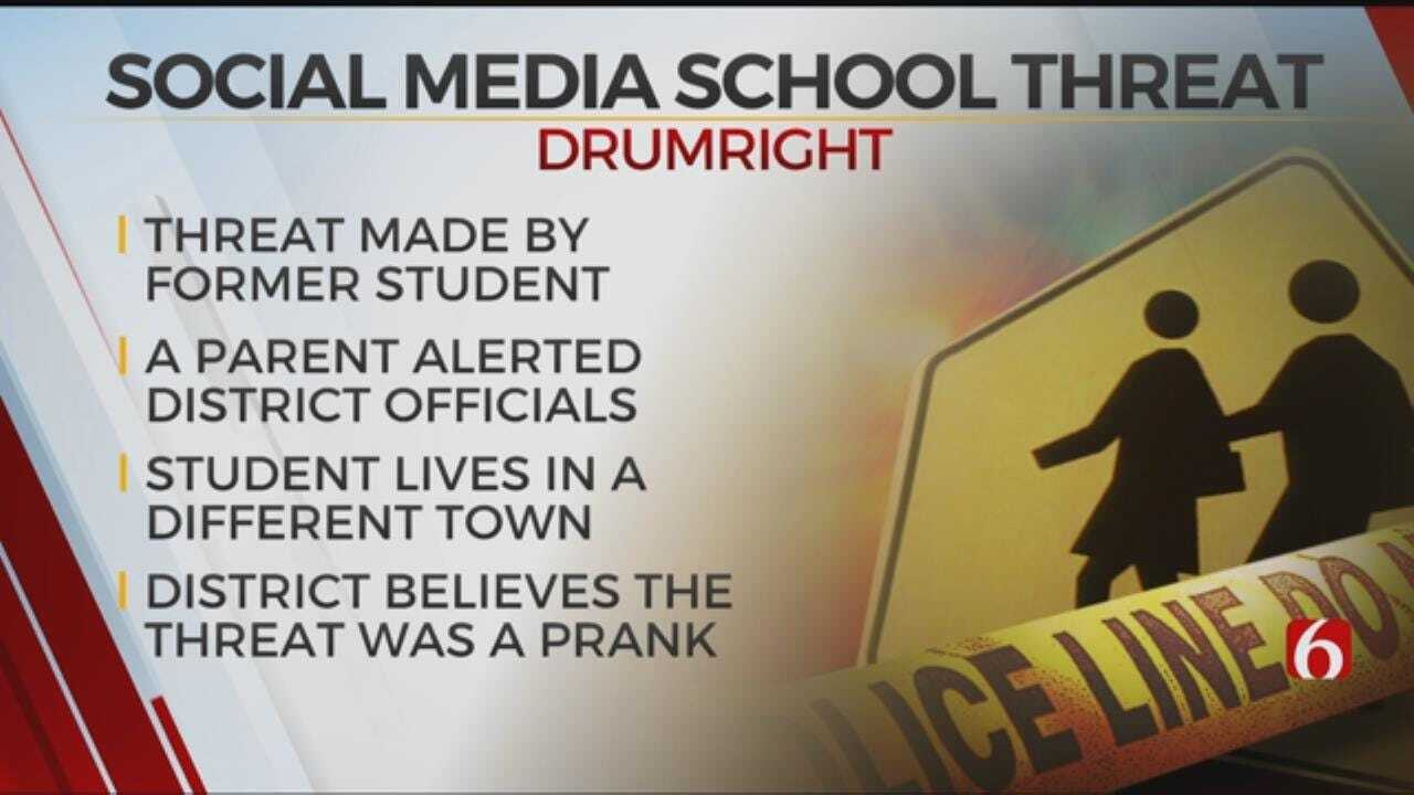 Police Respond To Drumright Schools After Social Media Threat