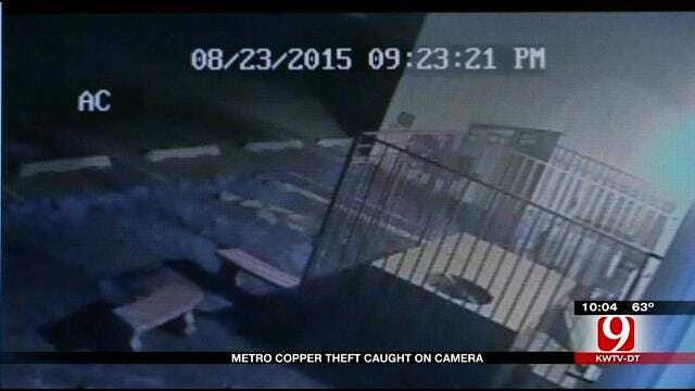 Security Cameras Show Alleged Thief At Metro Lawn Care Company