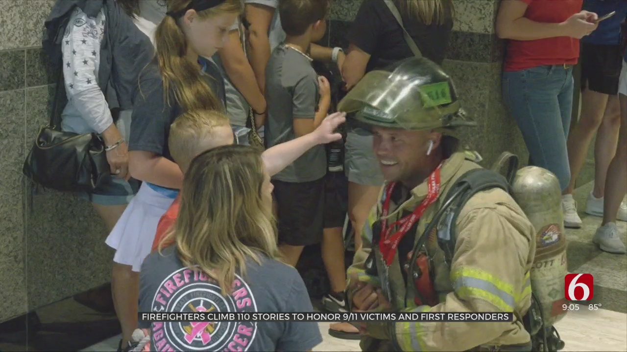 Firefighters Climb 110 Stories To Honor 9/11 Victims And First Responders
