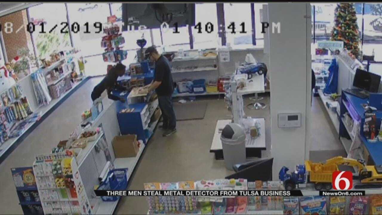 Surveillance Video Shows Suspected Thieves At Tulsa Business