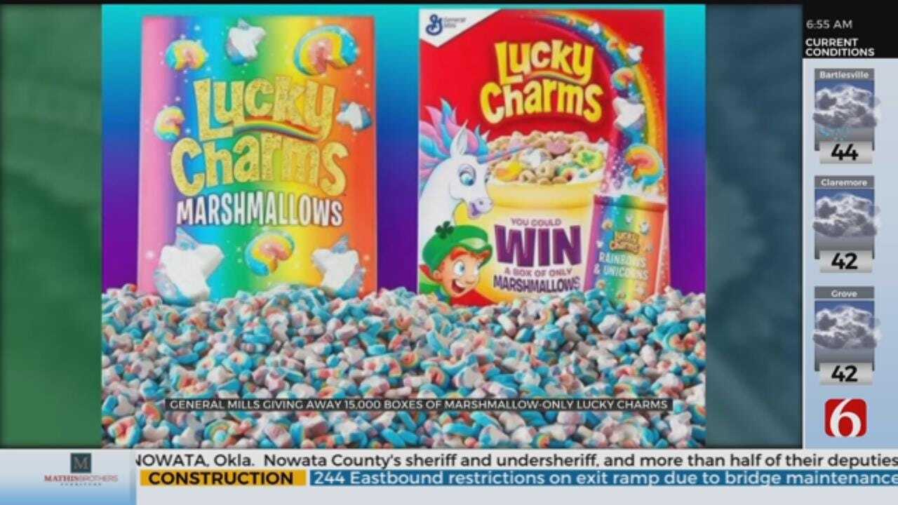 General Mills Is Giving Away 15,000 Boxes Of Marshmallow Only Lucky Charms