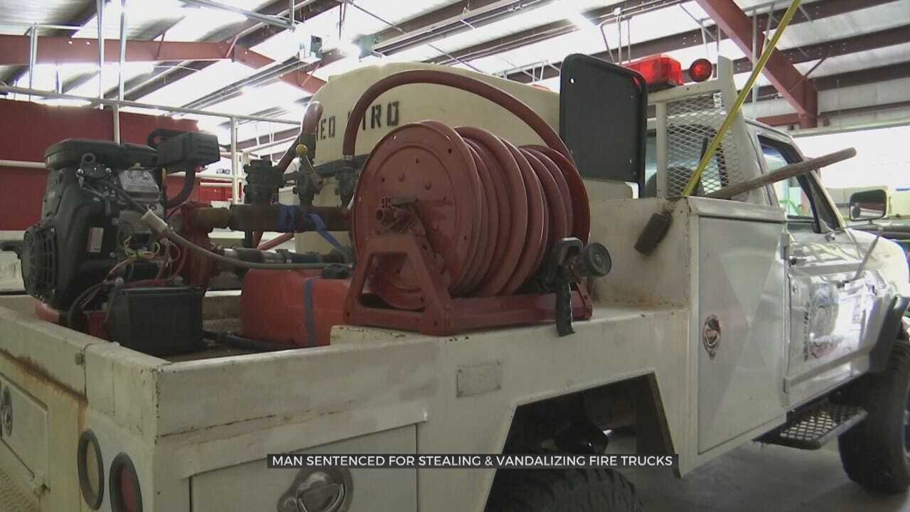 Wagoner Co. Man Given Probation After Vandalizing Fire Trucks
