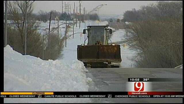 Woodward Residents Still Digging Out From Significant Winter Storm