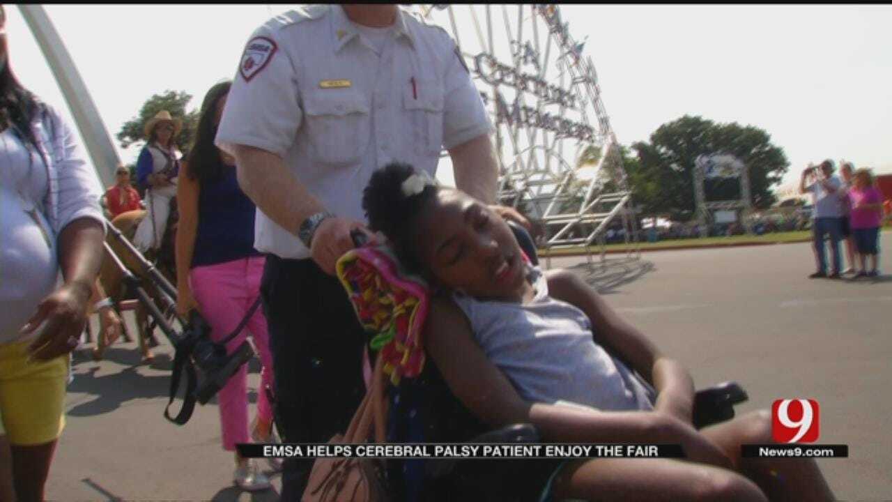 Paramedics Take Wheelchair-Bound Girl Out For State Fair Fun