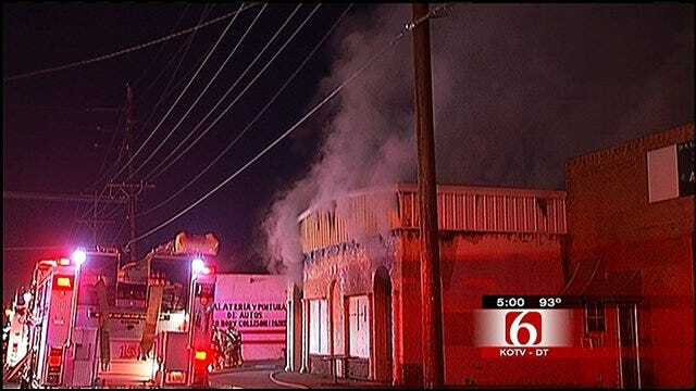 Firefighters Call Third Fire At North Tulsa Business Suspicious