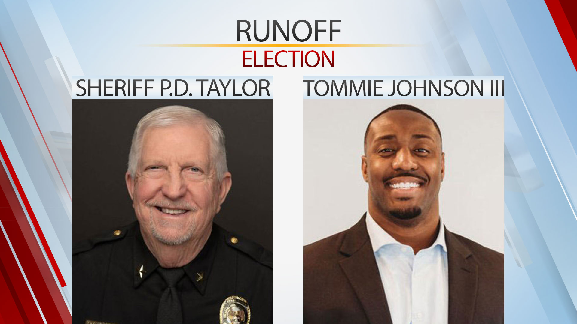 Sheriff P.D. Taylor, Tommie Johnson Face Off In Republican Run-Off For Okla. Co. Sheriff