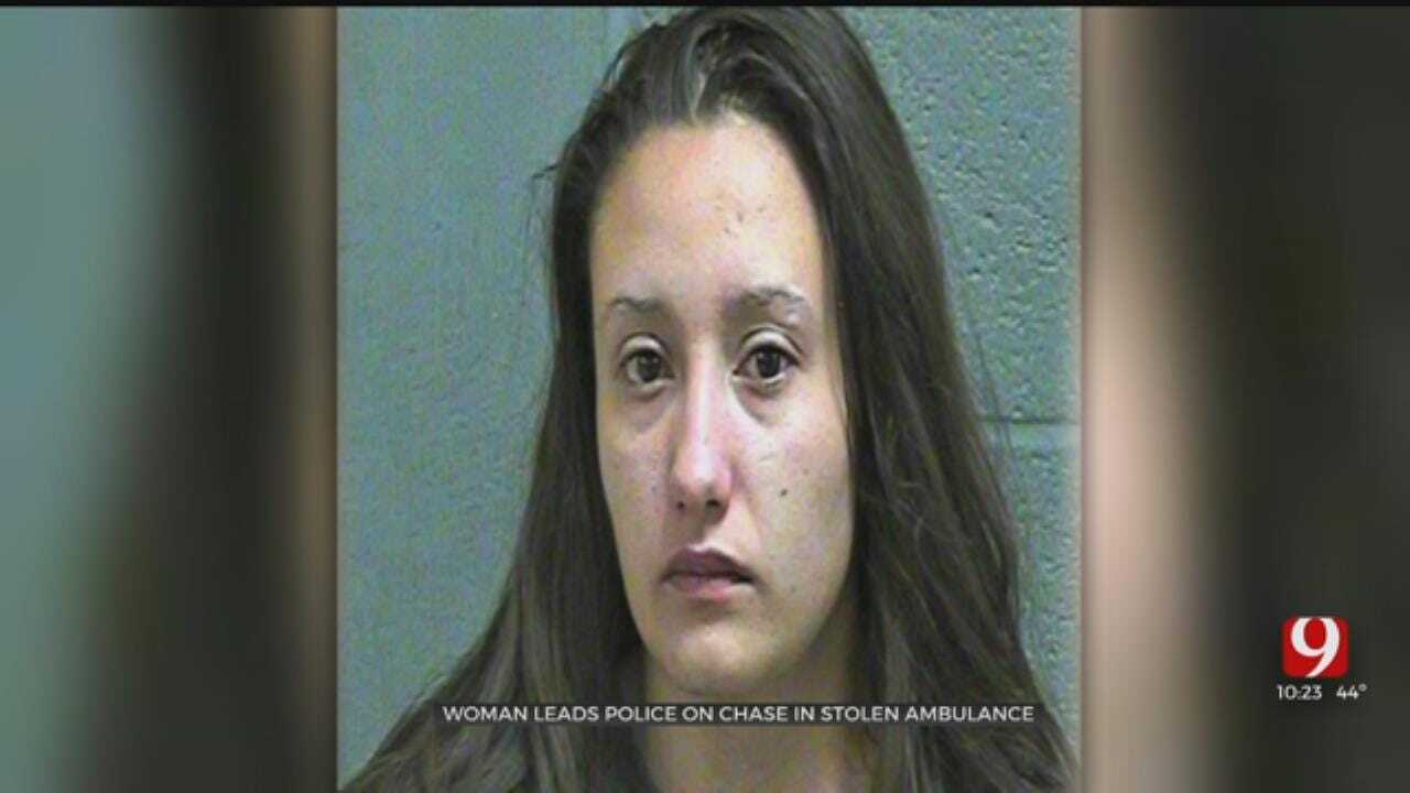 OKC Woman In Custody After Stealing Ambulance
